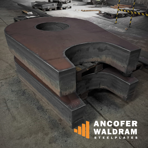 voorbeeld dikke gesneden onderdelen ancofer waldram steelplates