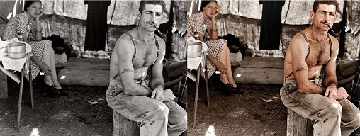 houthakker en vrouw, 1939