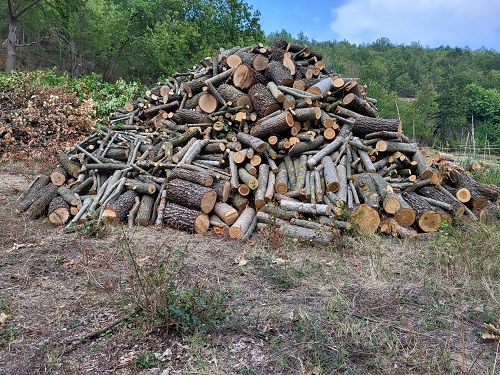 voorraad stookhout