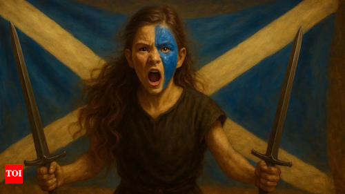 schots 14-jarig meisje als braveheart