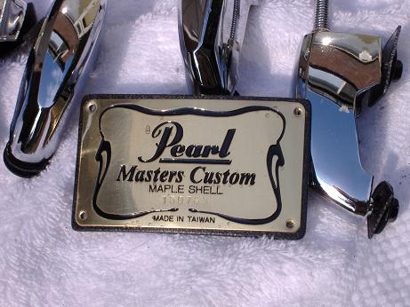 clean hardware custom pearl mmx drums