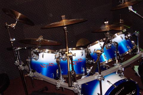 DR-501C  pearl custom drums