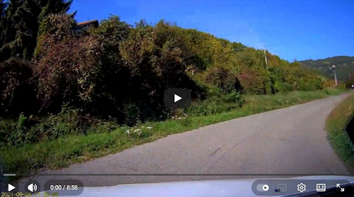vakantie 2025, binnendoor in itali, dashcam video