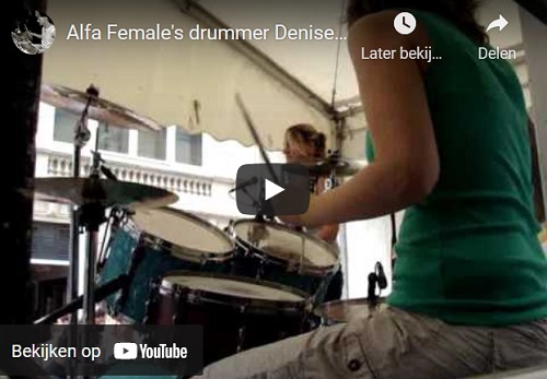drummer denise alfa female video