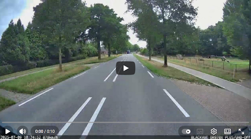 inhalen niet ruim dashcam video