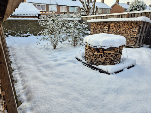 januari 2026, winter in de tuin