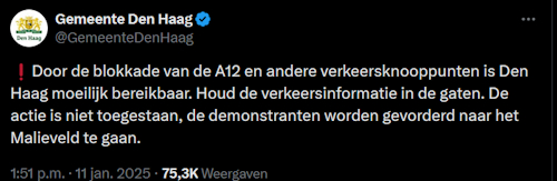 tweet gemeente den haag